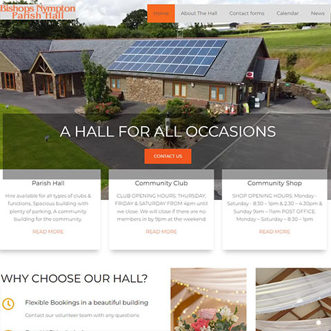 Bishops Nympton Village hall